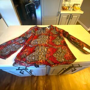Women’s NY Collection blouse/jacket, NWT